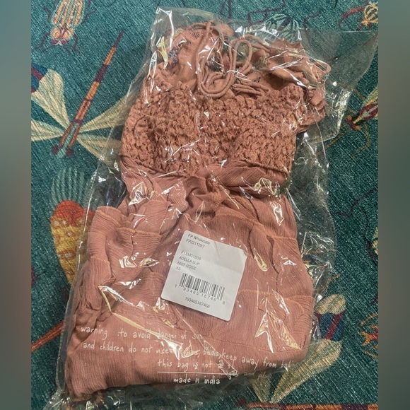 Free people Adella slip dress in Rose size xs New in package - Picture 8 of 11